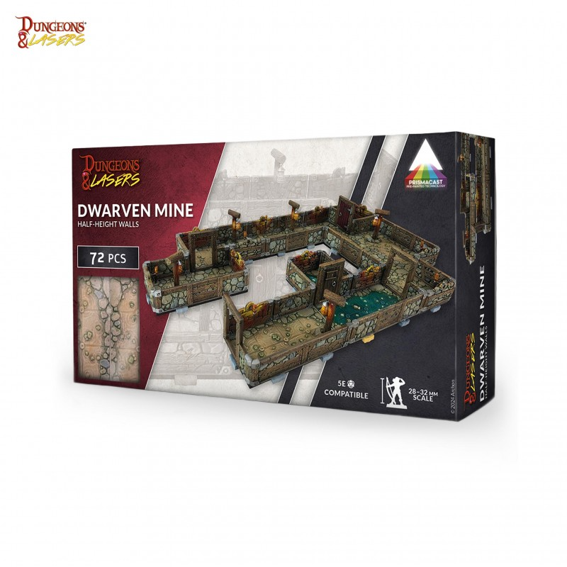 DUNGEONS & LASERS DWARVEN MINE PRE-PAINTED