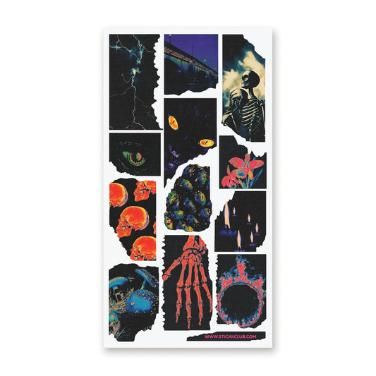 SPOOKY NATURE STICKER SHEET