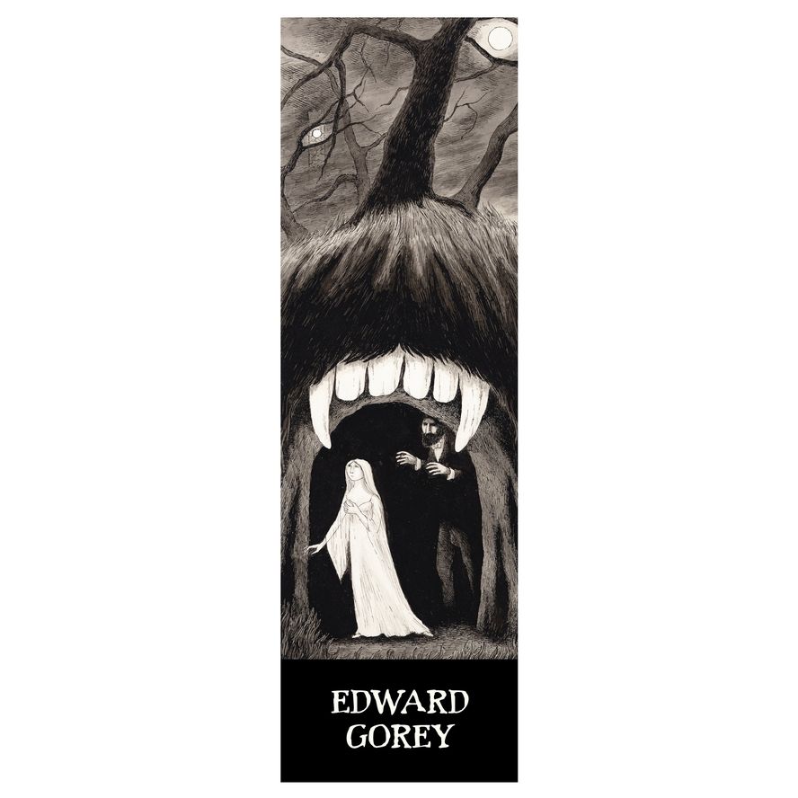 LUCY AND DRACULA BY EDWARD GOREY BOOKMARK