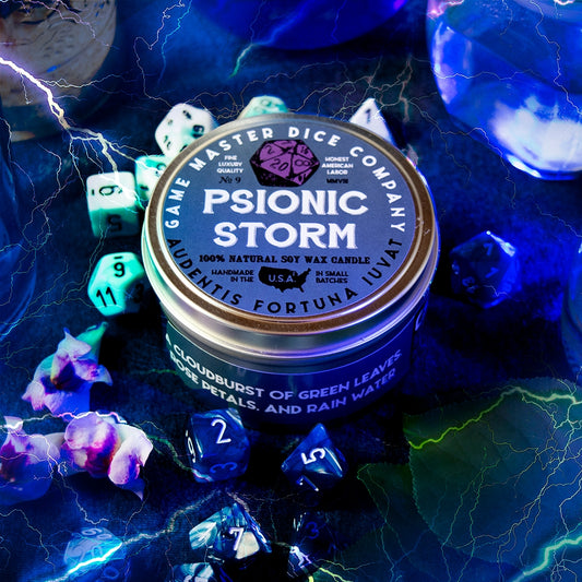 PSIONIC STORM 8oz GAMING CANDLE