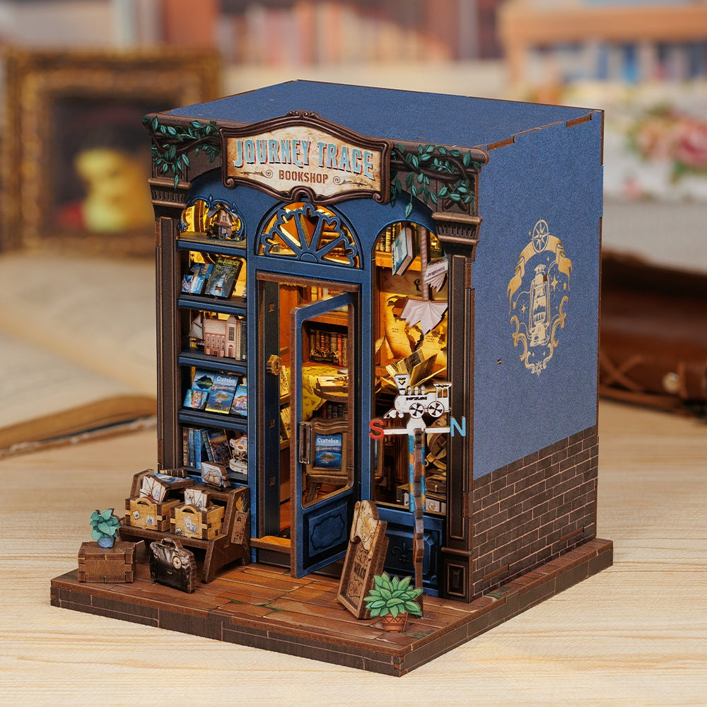 JOURNEY TRACE BOOKSHOP 3-D DIY BOOK NOOK KIT