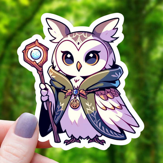 OWL DRUID STICKER