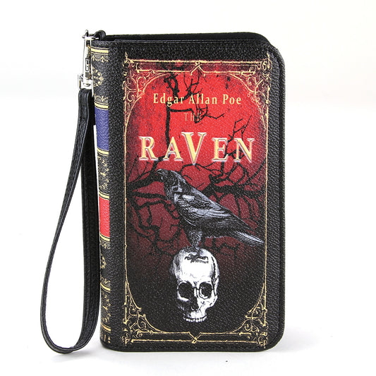 EDGAR ALLAN POE THE RAVEN WALLET WRISTLET