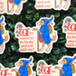 MEDIEVAL FOX VINYL STICKER