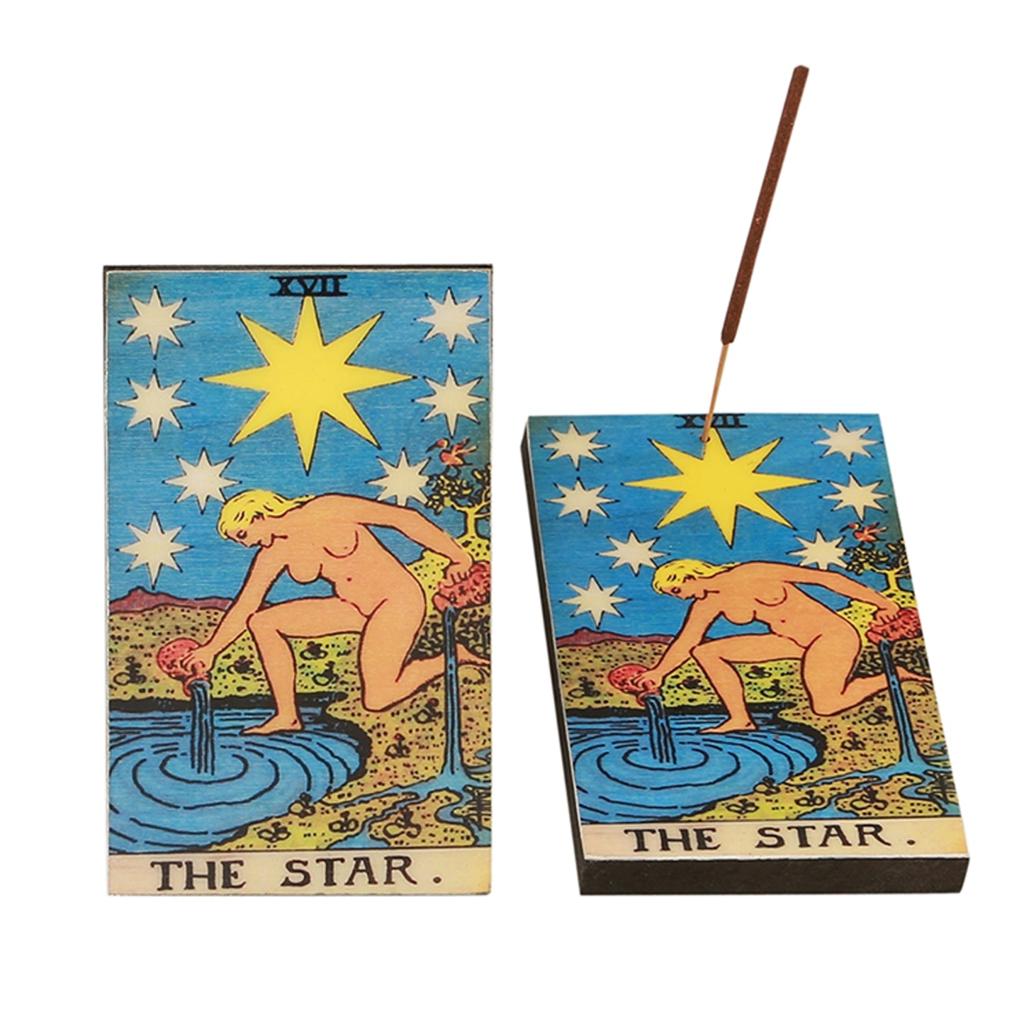 STAR TAROT CARD INCENSE HOLDER
