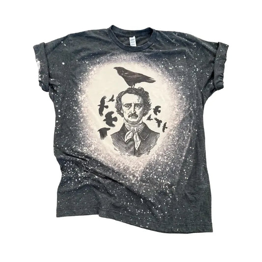 POE RAVEN BLEACHED T-SHIRT