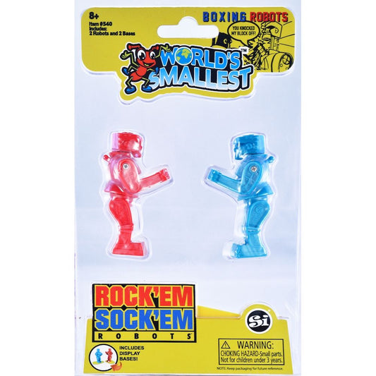 WORLD'S SMALLEST ROCK'EM SOCK'EM ROBOTS