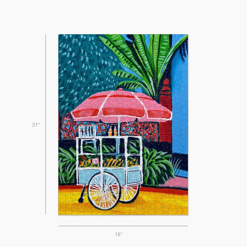 CANVAS CLASSICS: UNDER THE PALM 500pc PUZZLE