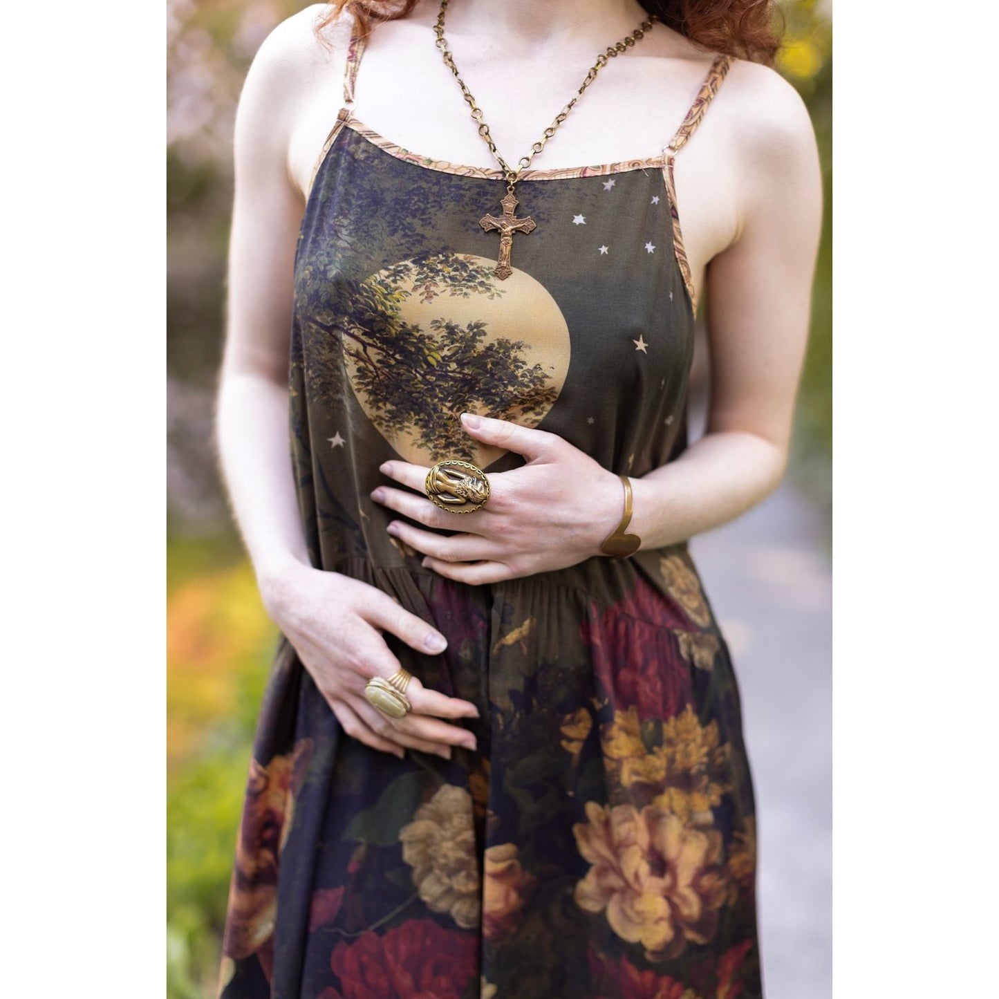THE MESSENGER MAXI SLIP DRESS BY MARKET OF STARS (SMALL/MEDIUM)