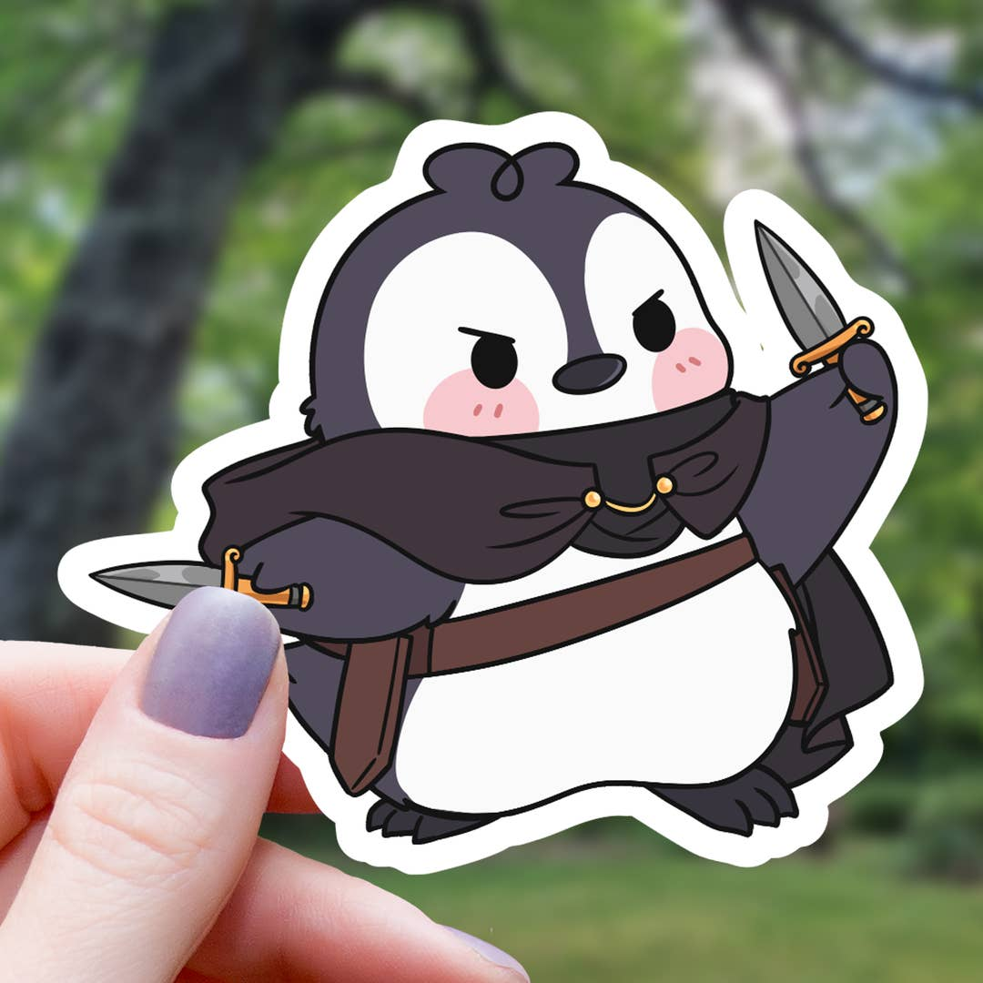 PENGUIN ROGUE TTRPG STICKER