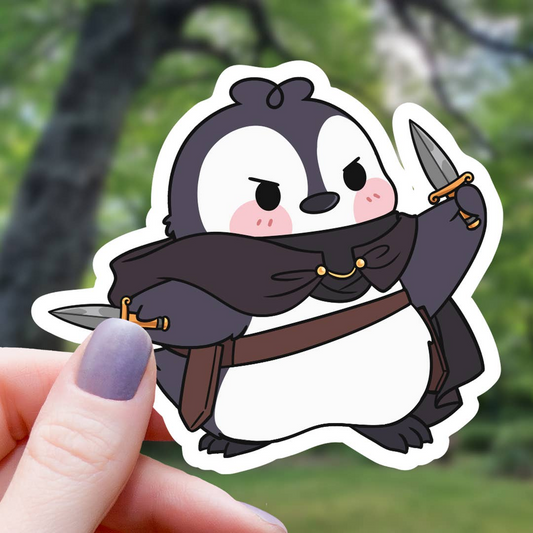PENGUIN ROGUE TTRPG STICKER
