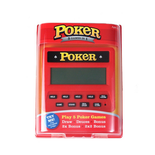 CLASSIC POKER HANDHELD ELECTRONIC GAME