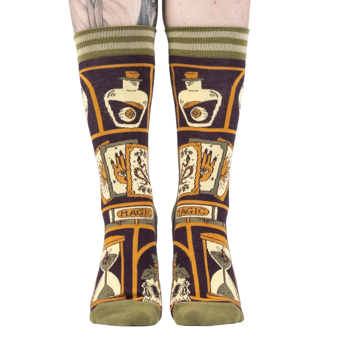 CABINET OF CURIOSITIES CREW SOCKS BY FOOTCLOTHES