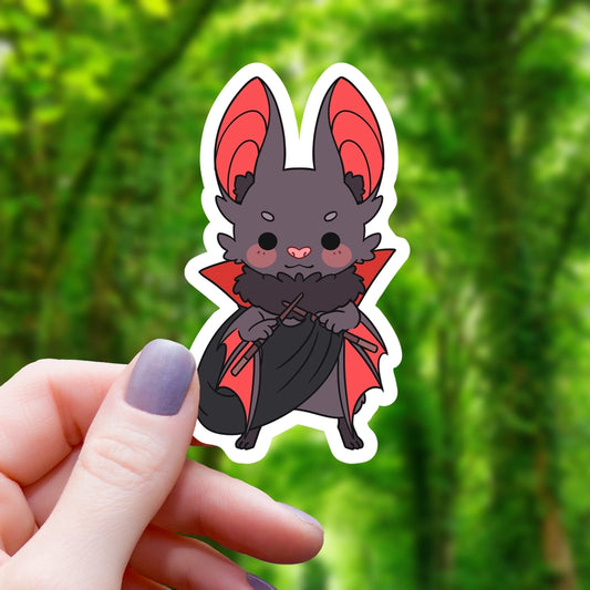 BAT KNITTING STICKER