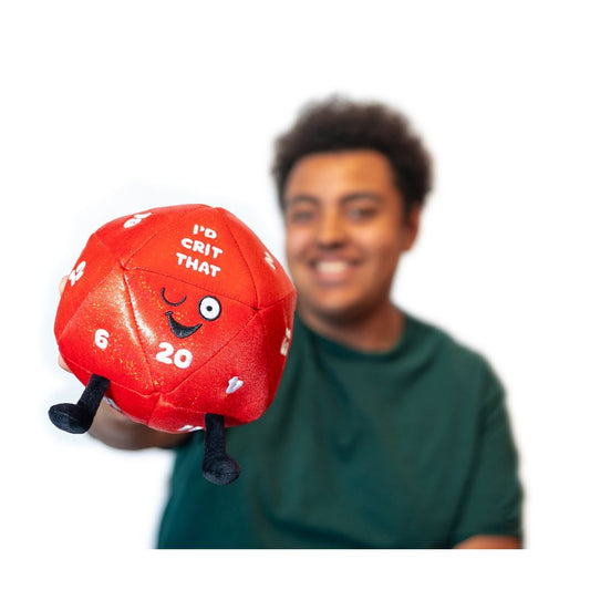 PUNCHKINS I'D CRIT THAT GAMING D20 PLUSH