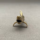 MINIATURE BRASS GREAT WHITE SHARK