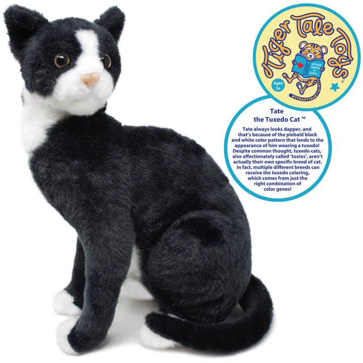 TUXEDO CAT PLUSH