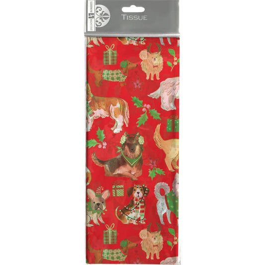 HOLIDAY CANINE TISSUE PAPER
