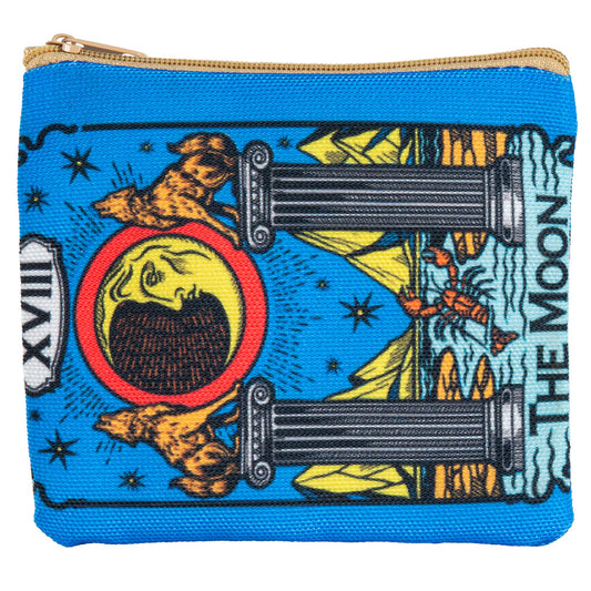 TAROT COIN PURSE ZIP POUCH (THE MOON)