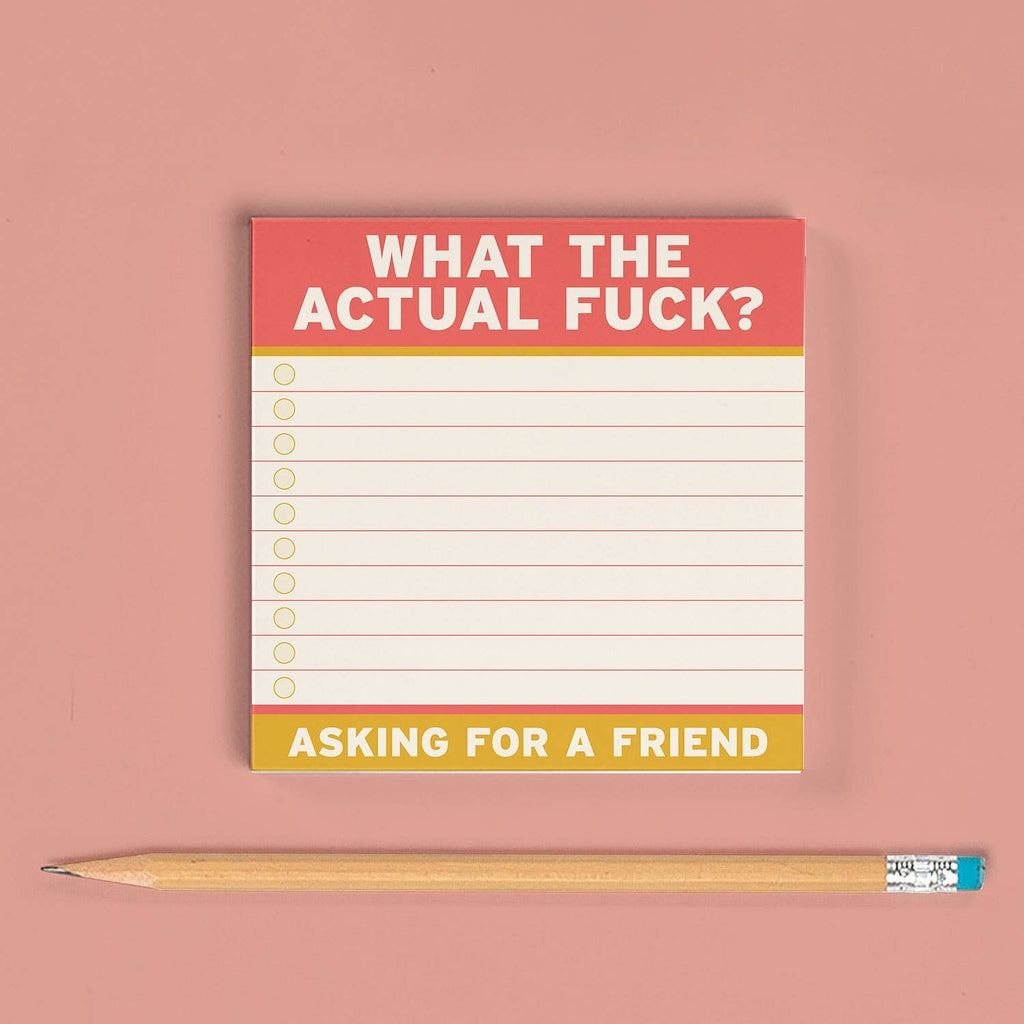 WHAT THE ACTUAL.....LARGE 4X4 IN STICKY NOTES