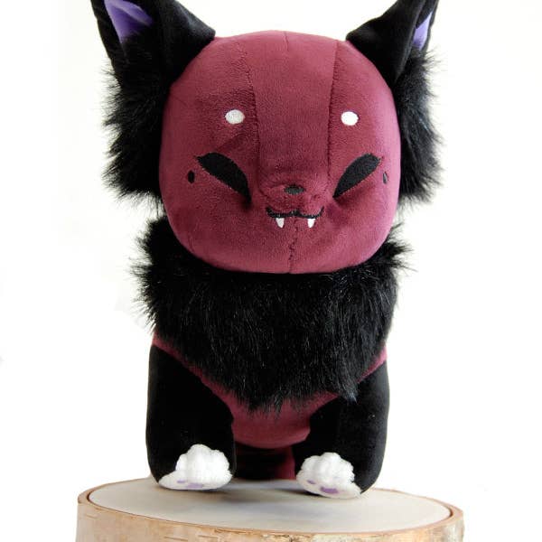 FLORAL FROLIC DAWNSING NIGHT PURPLE FOX PLUSH