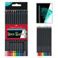 FABER-CASTELL SUPER SOFT COLOR PENCIL SET: BLACK EDITION