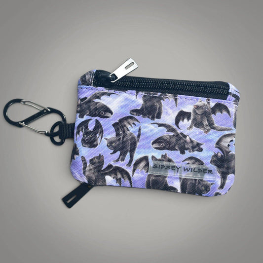BATTY CATS CLIP WALLET