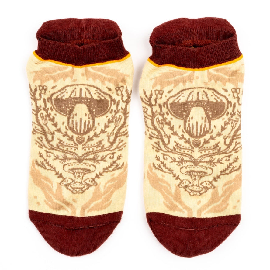 DEATH CAP MUSHROOM ANKLE SOCKS BY FOOTCLOTHES