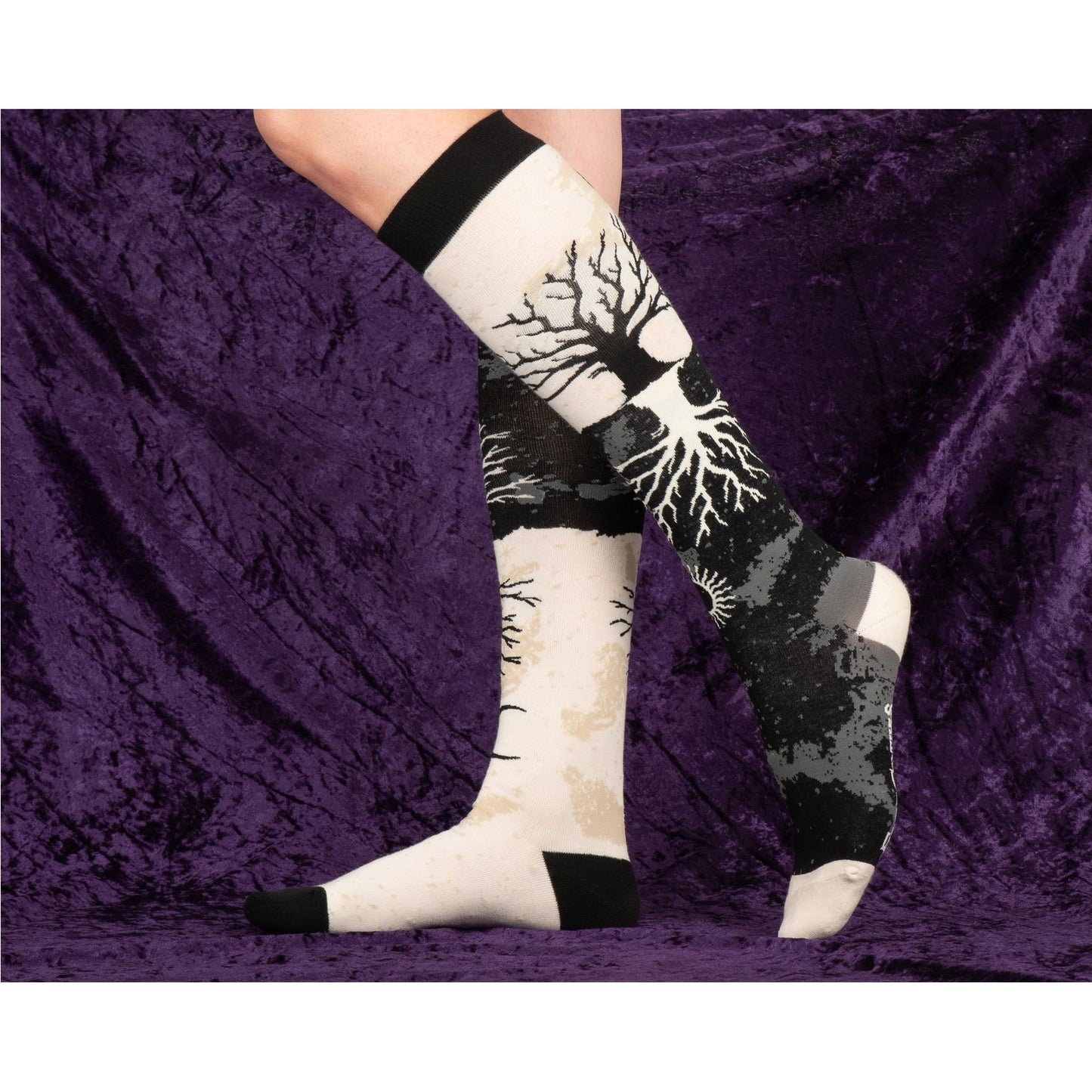 AS ABOVE SO BELOW TREE KNEE HIGH SOCKS BY FOOTCLOTHES