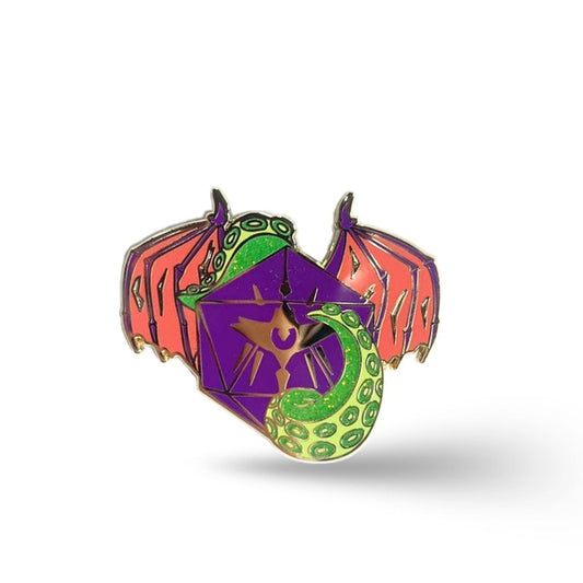 WARLOCK ENAMEL PIN D&D