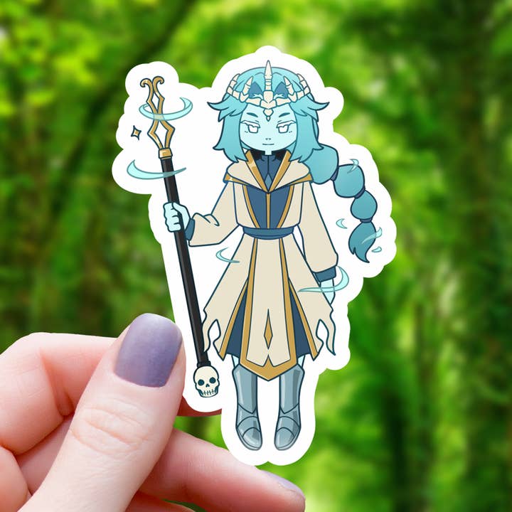 GHOST CLERIC TTRPG CLASS STICKER