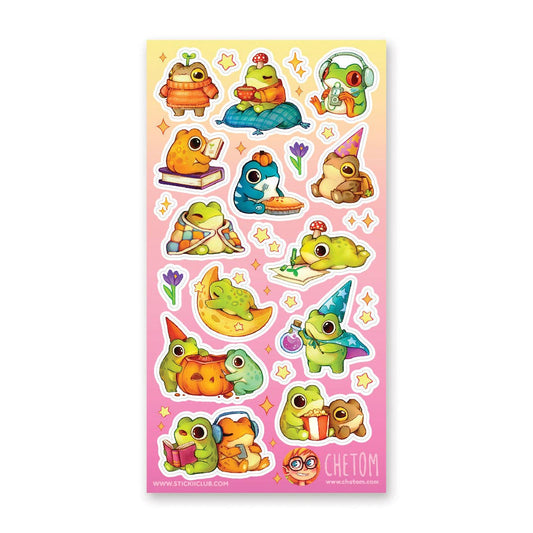 FROGGIN FUN WIZARDS STICKER SHEETS