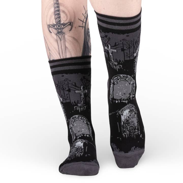 GARDEN OF THE DEAD CREW SOCKS BY FOOTCLOTHES