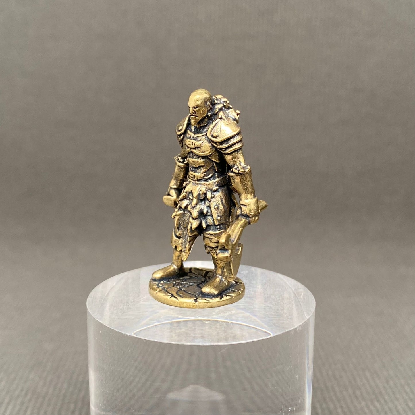 MINIATURE BRASS VIKING WARRIOR