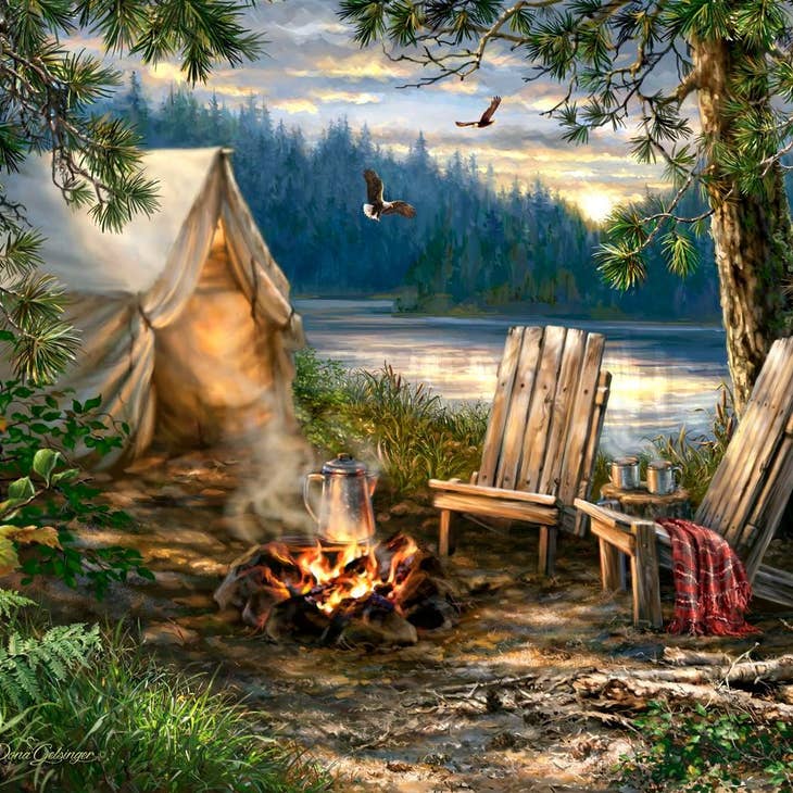 EVENING AT THE LAKE 500PC PUZZLE