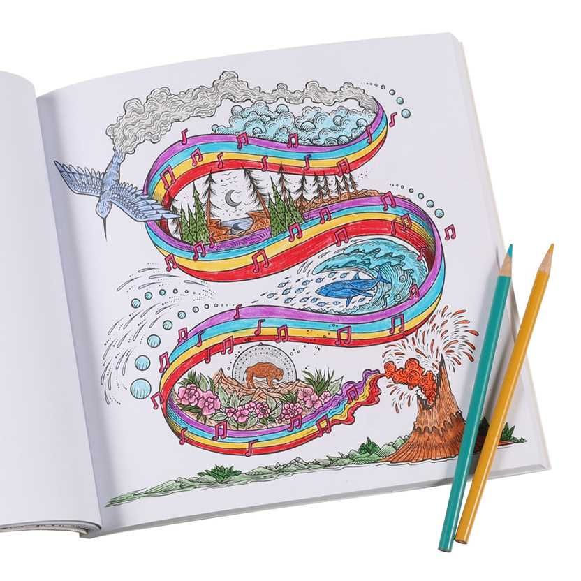 ENCHANTED EARTH COLORING BOOK