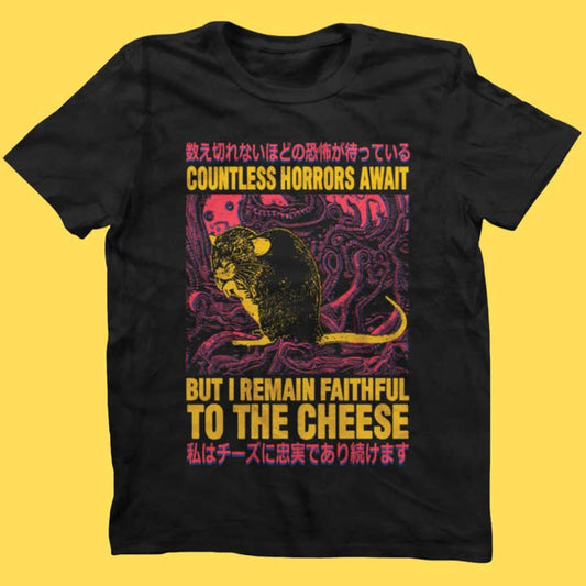 FAITHFUL TO THE CHEESE T-SHIRT