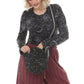 CELESTIAL PRINT ROUND BAG