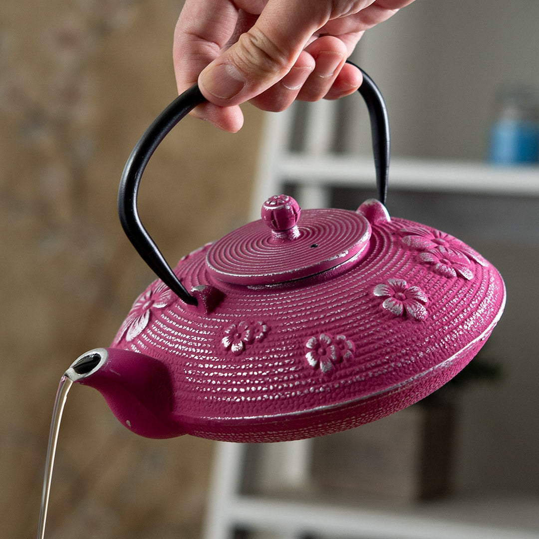 TETSUBIN TEAPOT (PINK CHERRY BLOSSOMS)
