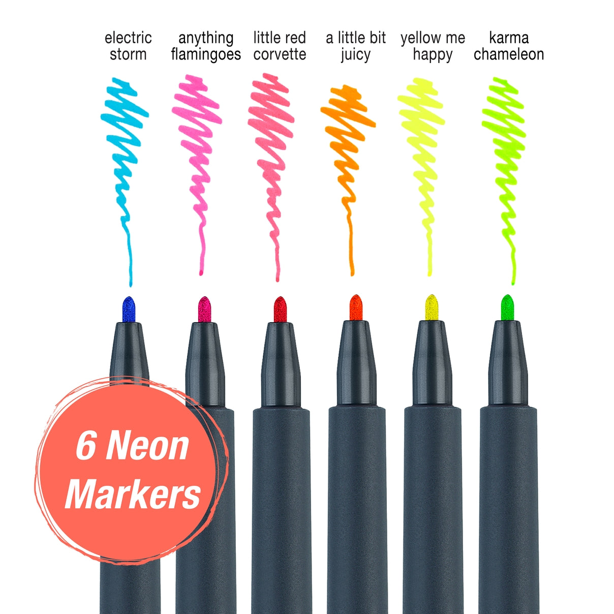 FABER-CASTELL MUTLI SURFACE NEON MARKER SET