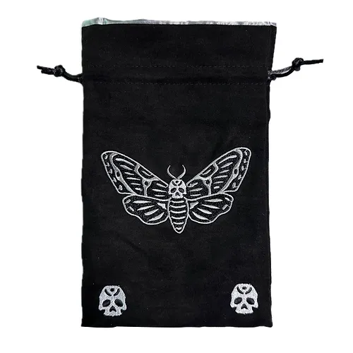 DEATH'S HEAD MOTH DICE BAG