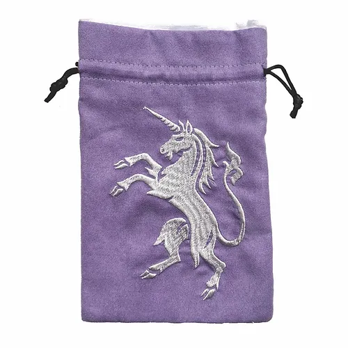 HERALDRY UNICORN DICE BAG