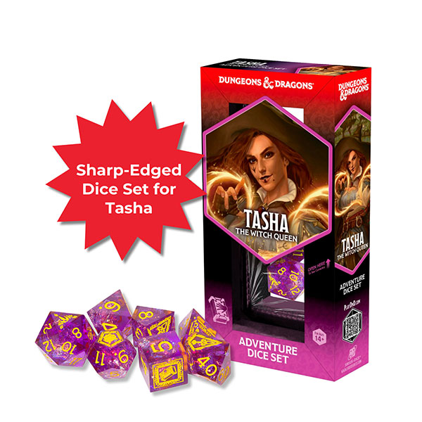 D&D ADVENTURE DICE SHARP-EDGED: TASHA THE WITCH QUEEN