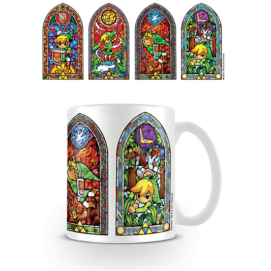 LEGEND OF ZELDA STAINED GLASS MUG