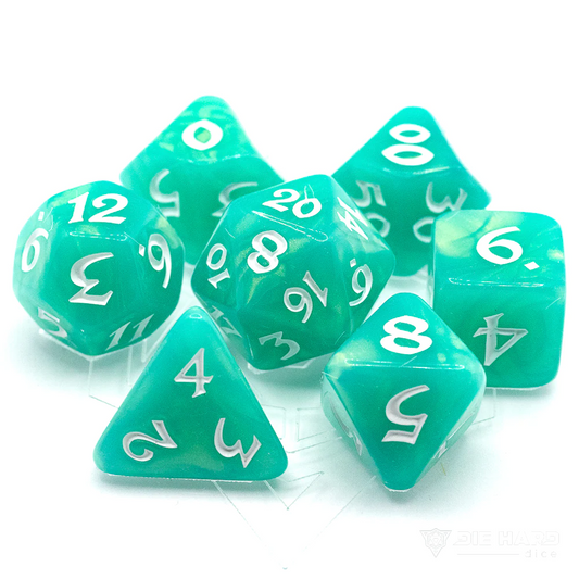 SHADY VALE WITH WHITE DICE SET