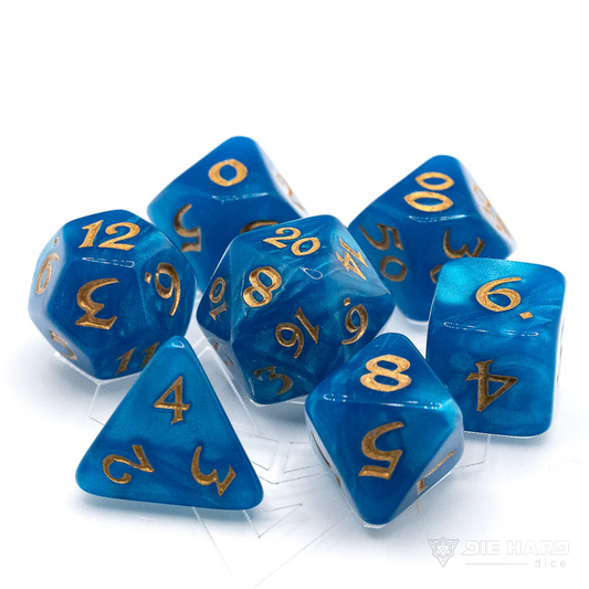 WISH SONG WITH GOLD 7 DICE SET