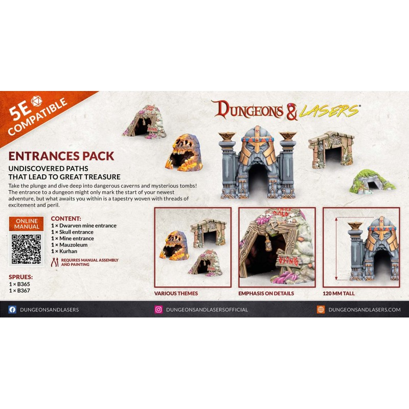 DUNGEONS & LASERS ENTRANCES PACK