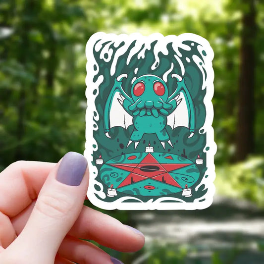 CTHULHU PENTAGRAM STICKER