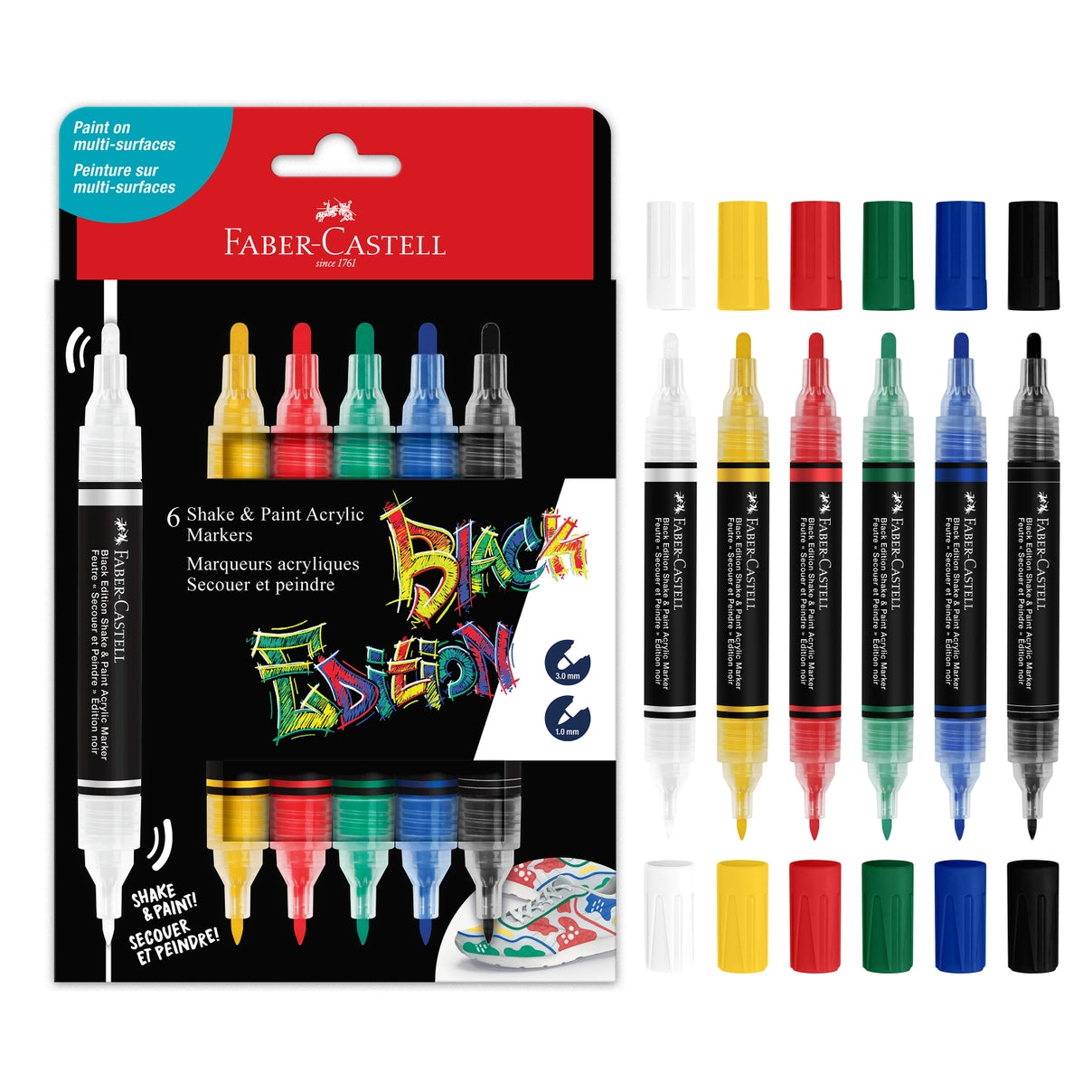 FABER-CASTELL ACRYLIC PAINT MARKER SET