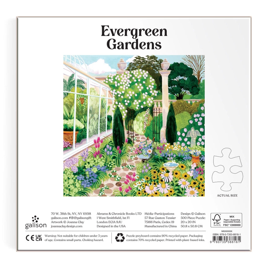 EVERGREEN GARDEN PUZZLE 500 PIECE